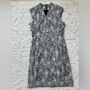 MM LAFLEUR black and white shift dress